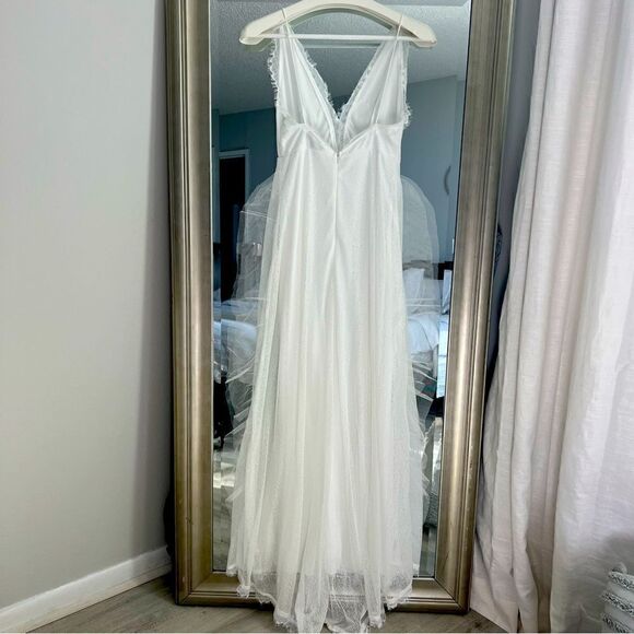 Fashion sexy sling long dress split dress Size S - Picture 4 of 8